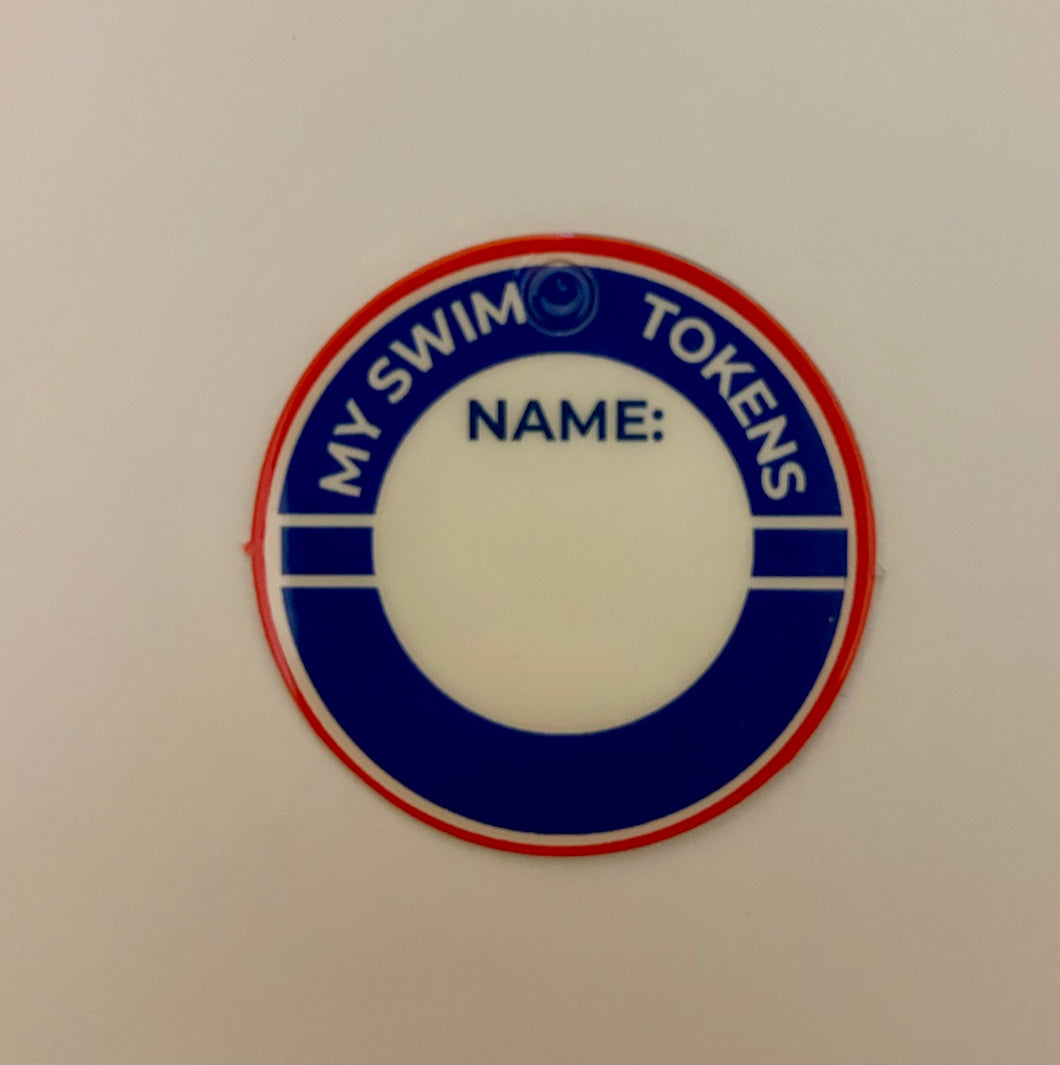 NEW!!!   Name Badge Tokens (10 Pack)