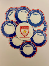 Load image into Gallery viewer, NEW!!!   Name Badge Tokens (10 Pack)