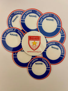 NEW!!!   Name Badge Tokens (10 Pack)