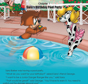 Danger Rangers Cool By The Pool Story Book