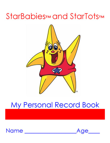 Personal Record Book - StarBabies/Tots (10 pk)