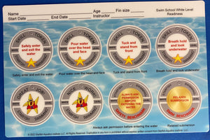 Swim School Token Tracker Award Cards (10 pk)