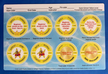 Load image into Gallery viewer, Swim School Token Tracker Award Cards (10 pk)